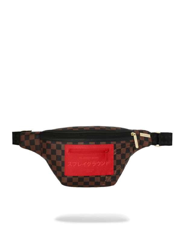Sprayground Marsupio Red Redemption Pyramid Savvy – vista principale – Master SKU SPR_910B8903NSZ