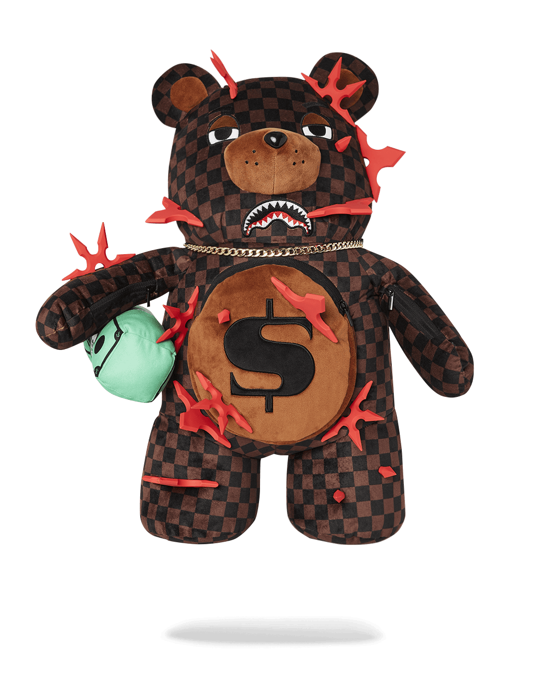 Sprayground Ninja Star Bear Bear Backpack – vista principale – Master SKU SPR_910B7109NSZ