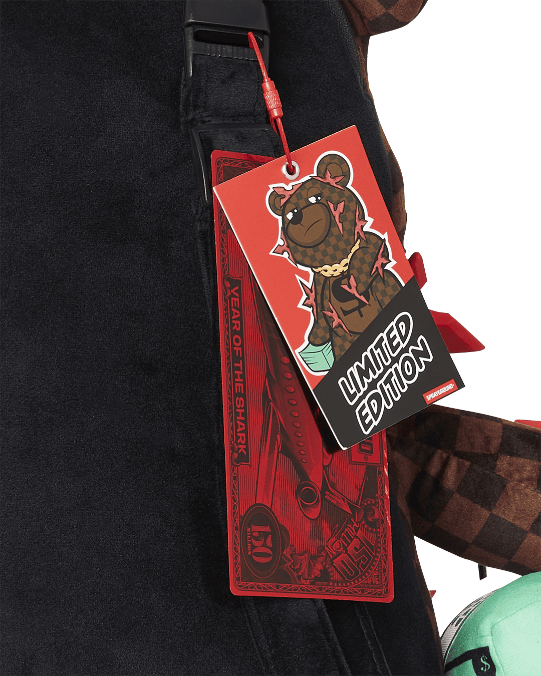 Sprayground Ninja Star Bear Bear Backpack – dettaglio prodotto 4 – Master SKU SPR_910B7109NSZ
