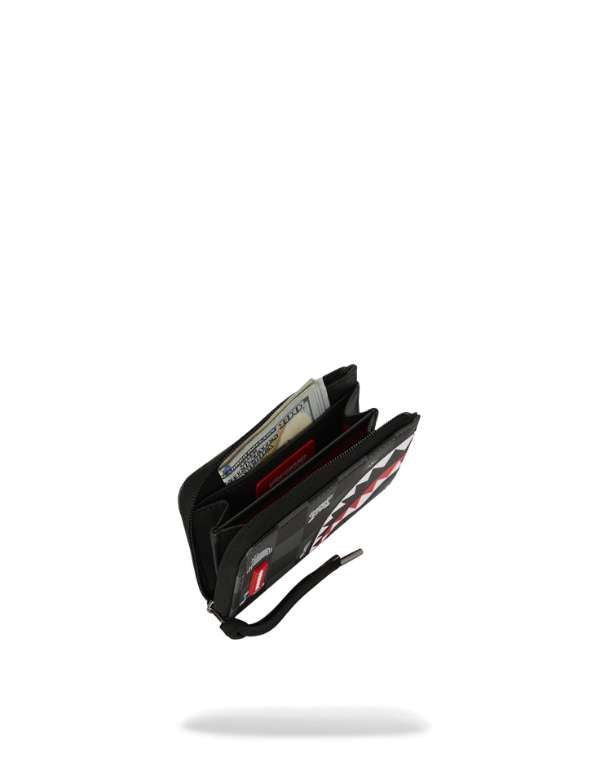 Sprayground Portafoglio Gray Peeking Character Check – dettaglio prodotto 2 – Master SKU SPR_910W8917NSZ