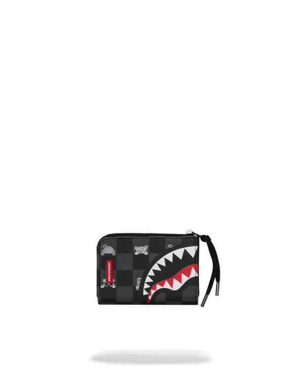 Sprayground Portafoglio Gray Peeking Character Check – dettaglio prodotto 3 – Master SKU SPR_910W8917NSZ