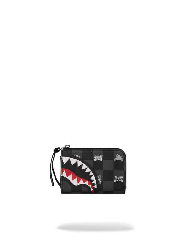 Sprayground Portafoglio Gray Peeking Character Check – dettaglio prodotto 4 – Master SKU SPR_910W8917NSZ