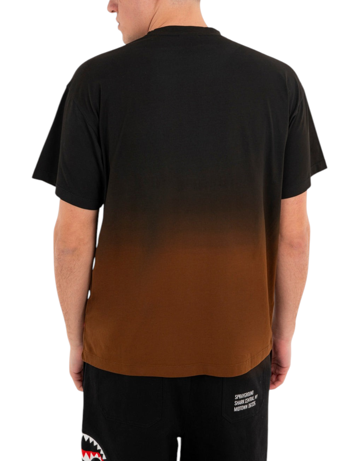 Sprayground Shaded New Regular T-Shirt – dettaglio sfumatura posteriore
