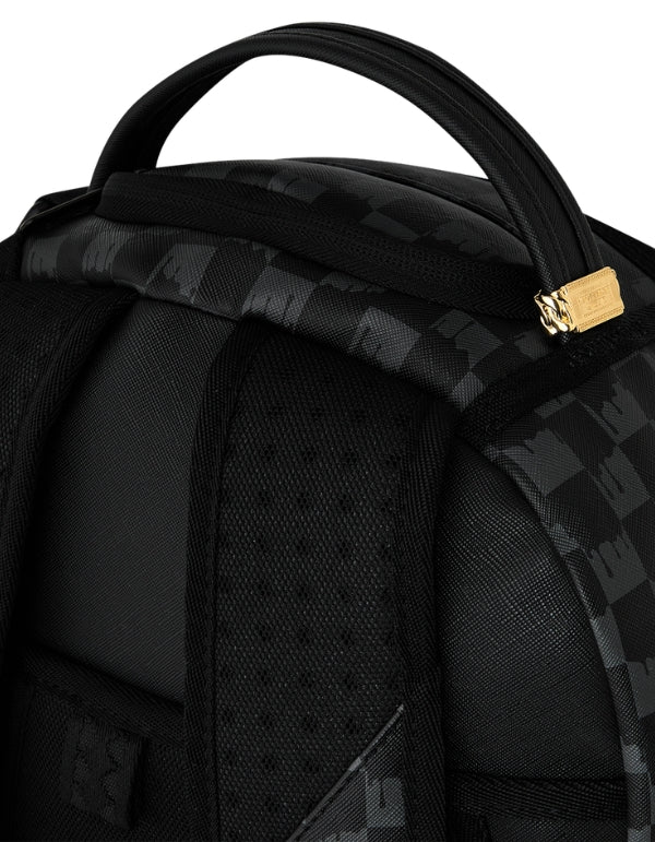 Sprayground Zaino Black And White Drip Check Shark Backpack – dettaglio prodotto 5 – Master SKU SPR_910B8553NSZ