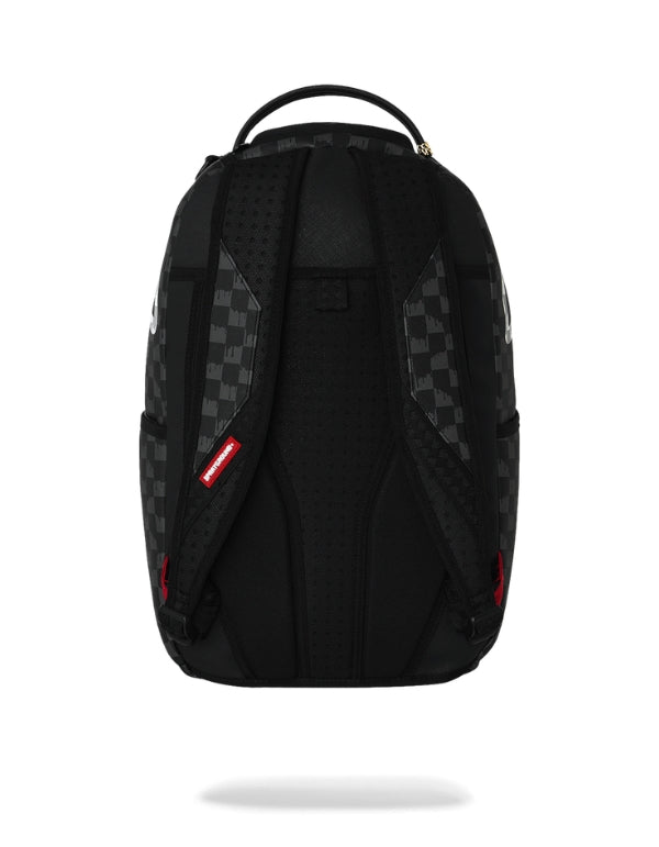 Sprayground Zaino Black And White Drip Check Shark Backpack – dettaglio prodotto 8 – Master SKU SPR_910B8553NSZ