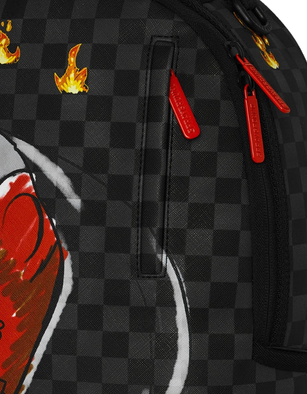 Sprayground Zaino Diablo Sketchy Hoodie Backpack – dettaglio prodotto 2 – Master SKU SPR_910B8690NSZ