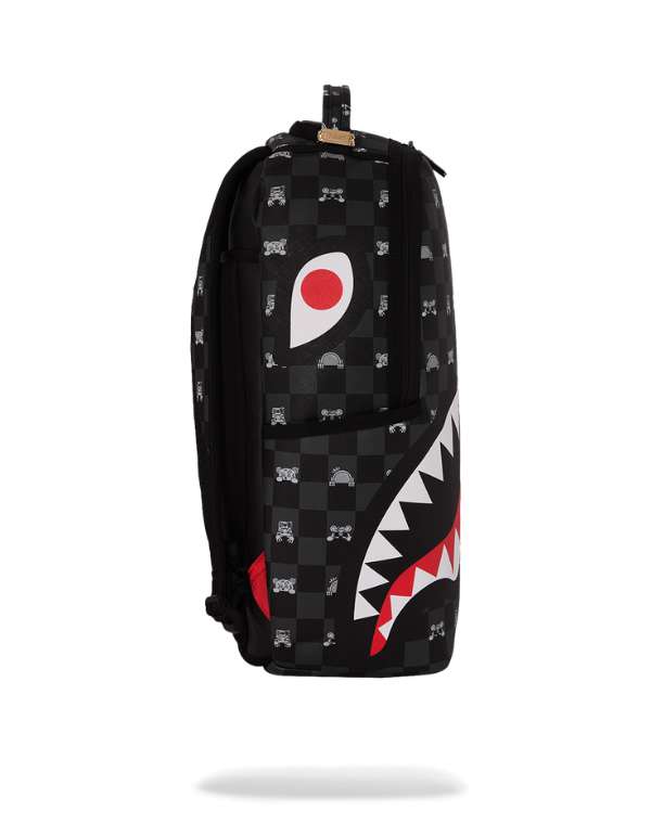 Sprayground Zaino Gray Peeking Character Check Dlxsv – dettaglio prodotto 7 – Master SKU SPR_910B8872NSZ