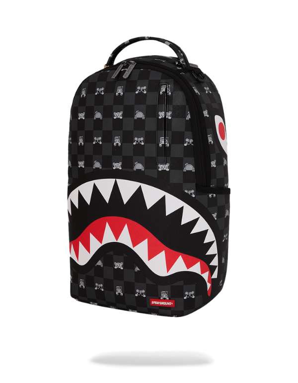 Sprayground Zaino Gray Peeking Character Check Dlxsv – dettaglio prodotto 8 – Master SKU SPR_910B8872NSZ