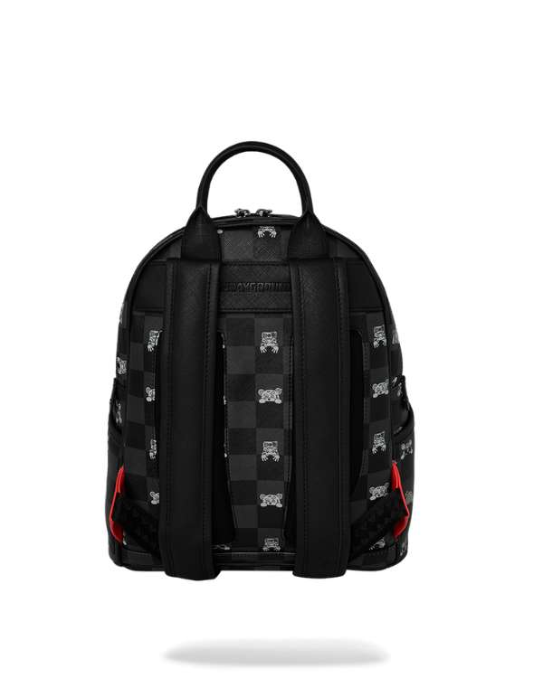 Sprayground Zaino Gray Peeking Character Check Savage – dettaglio prodotto 5 – Master SKU SPR_910B8908NSZ