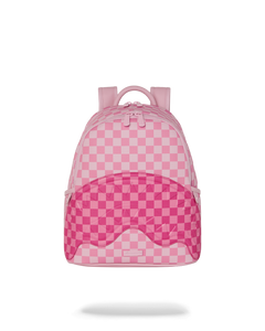 Sprayground Zaino Pink Sharks in Paris Patch Savage Backpack – vista principale – Master SKU SPR_910B9013NSZ