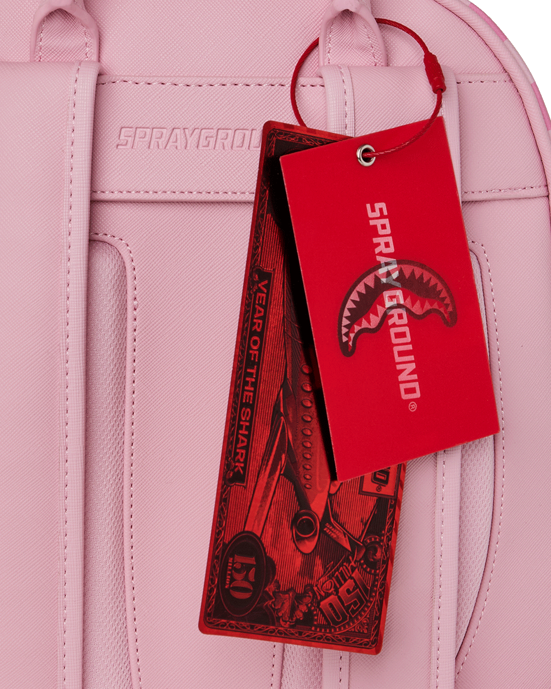 Sprayground Zaino Pink Sharks in Paris Patch Savage Backpack – dettaglio prodotto 2 – Master SKU SPR_910B9013NSZ