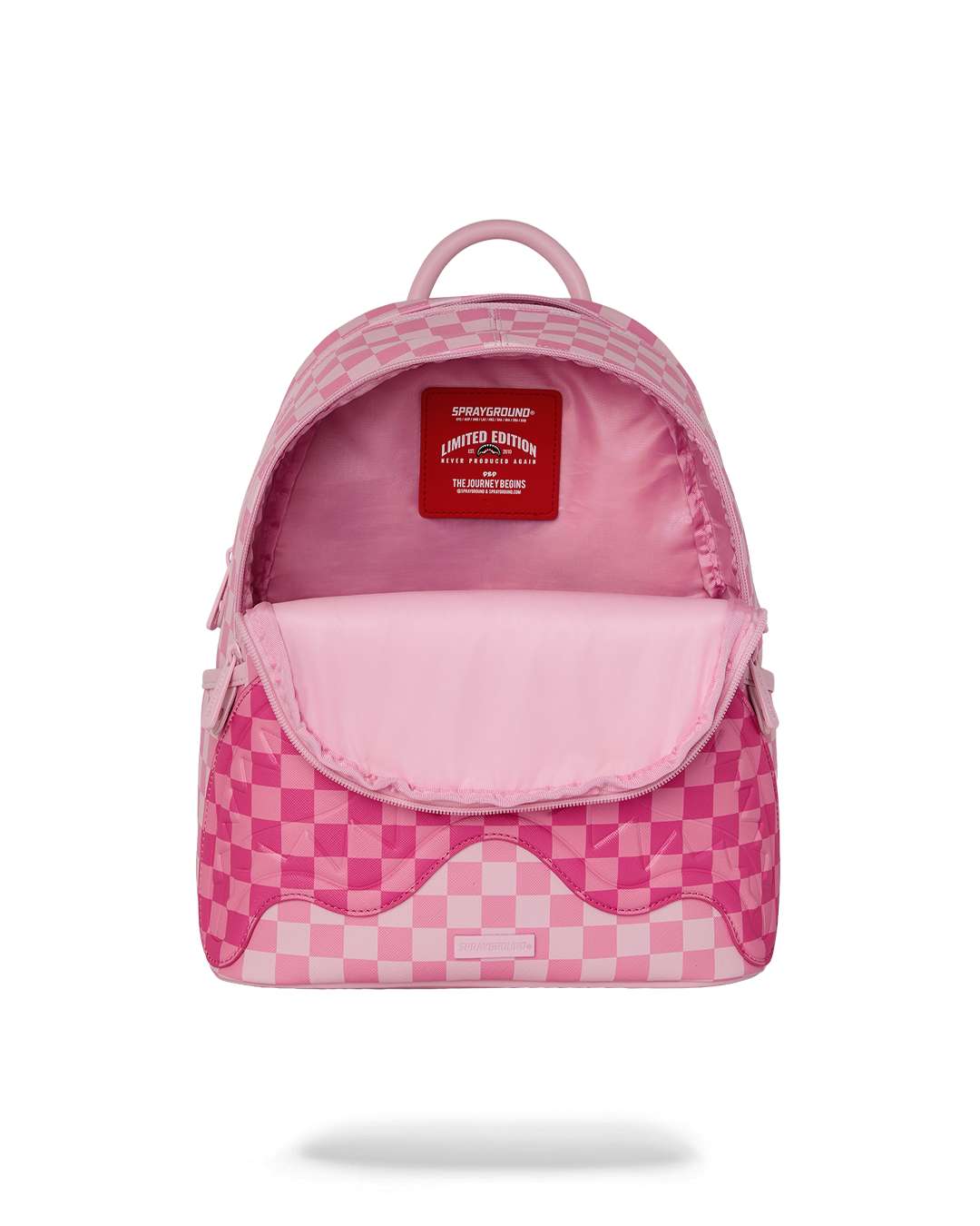 Sprayground Zaino Pink Sharks in Paris Patch Savage Backpack – dettaglio prodotto 3 – Master SKU SPR_910B9013NSZ