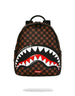 Sprayground Zaino Sharks In Paris Wtf Bubble Brown Check Savage Backpack – vista principale – Master SKU SPR_910B9305NSZ