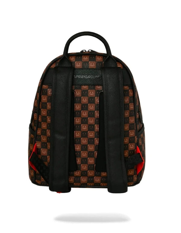 Sprayground Zaino Sharks In Paris Wtf Bubble Brown Check Savage Backpack – dettaglio prodotto 3 – Master SKU SPR_910B9305NSZ