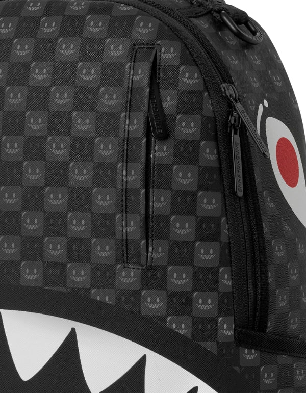 Sprayground Zaino Sharks In Paris Wtf Bubbly Black Check Backpack – dettaglio prodotto 2 – Master SKU SPR_910B8633NSZ