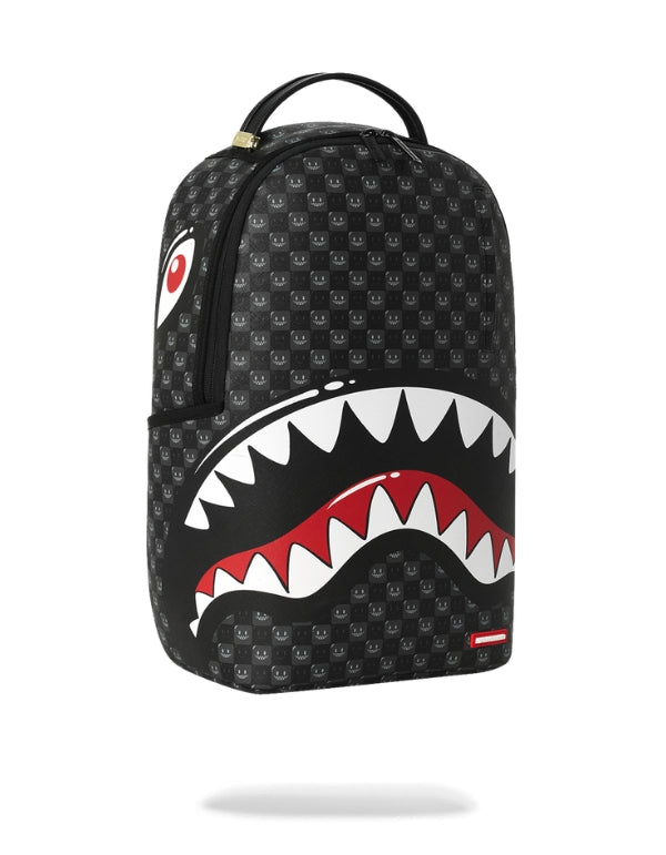Sprayground Zaino Sharks In Paris Wtf Bubbly Black Check Backpack – dettaglio prodotto 5 – Master SKU SPR_910B8633NSZ