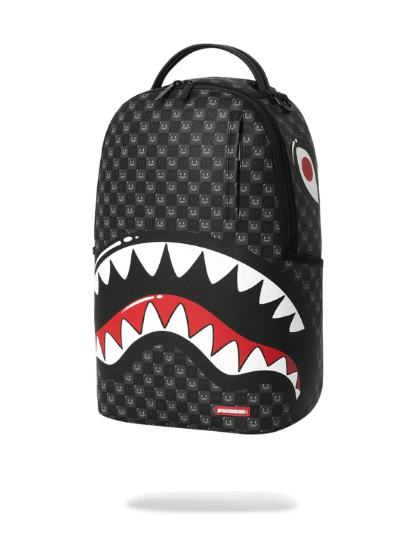 Sprayground Zaino Sharks In Paris Wtf Bubbly Black Check Backpack – dettaglio prodotto 6 – Master SKU SPR_910B8633NSZ