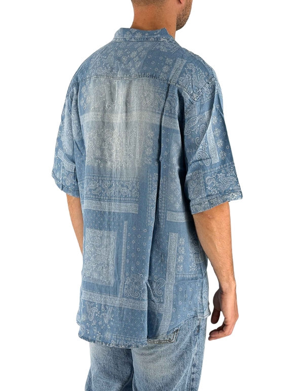 Tooco Camicia Bowling Chambray Bandana – dettaglio prodotto 8 – Master SKU TOC_TOCOM_SSH_WINGDA