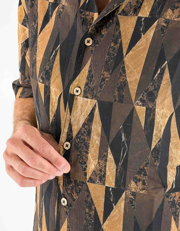 Tooco Camicia Bowling Etnica Tobacco Brown – dettaglio prodotto 2 – Master SKU TOC_TOCOM_CLB_TOBACC