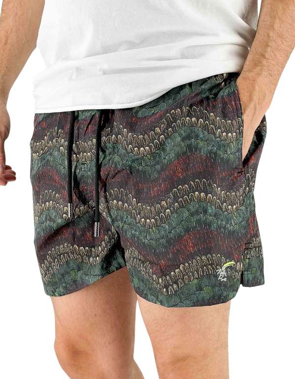 Tooco Costume Uomo Stampa Etnica Sudan Brown – vista principale – Master SKU TOC_M_CLB_SUDAN_BRWN