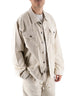 Tooco Overshirt In Velluto Cream – vista principale – Master SKU TOC_M_OSV_ESSENTIAL_CREAM