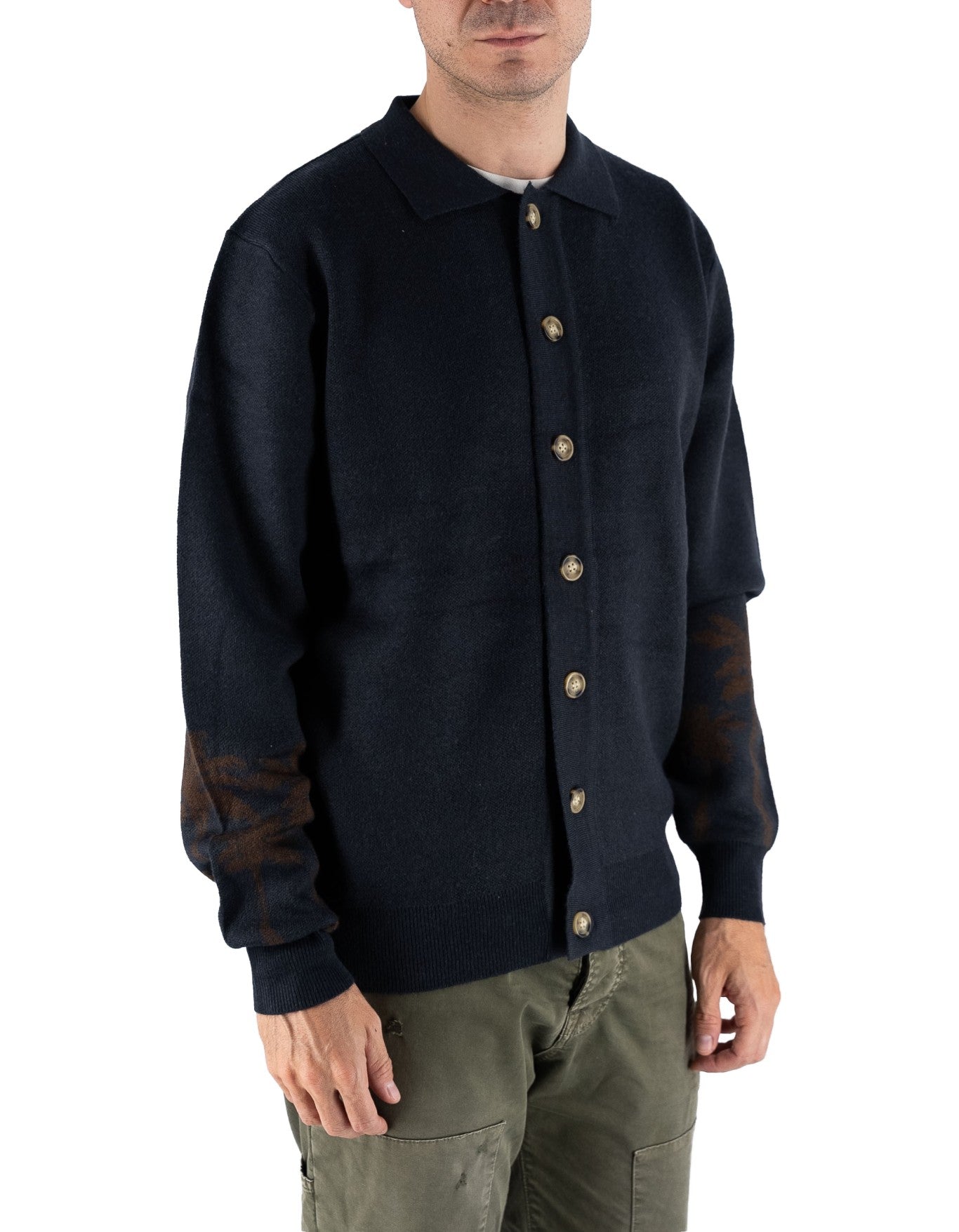 Tooco Polo A Manica Lunga Con Bottoni Solo Navy – dettaglio prodotto 2 – Master SKU TOC_M_PLK_MALIBU_SOLO_NAVY