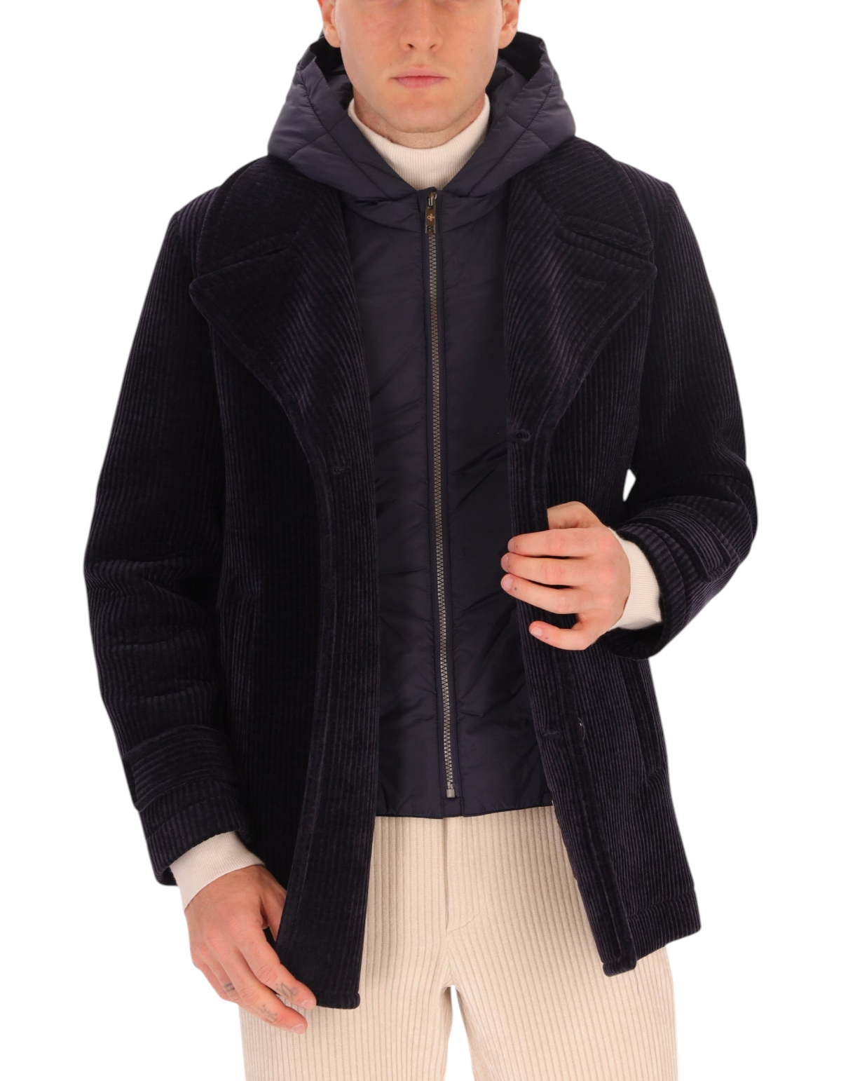 Distretto12 Peacoat Alba Blu - frontale aperto