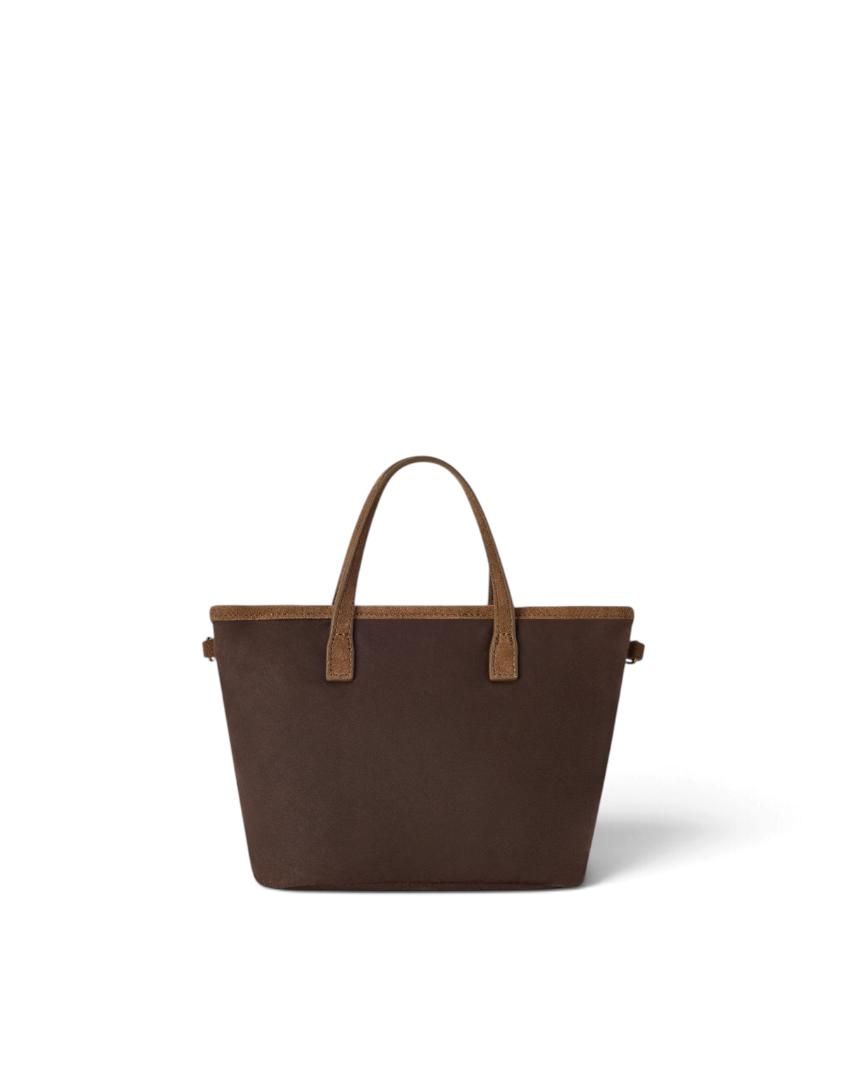 MC2 Saint Barth Borsa Mini City Wax marrone - vista posteriore