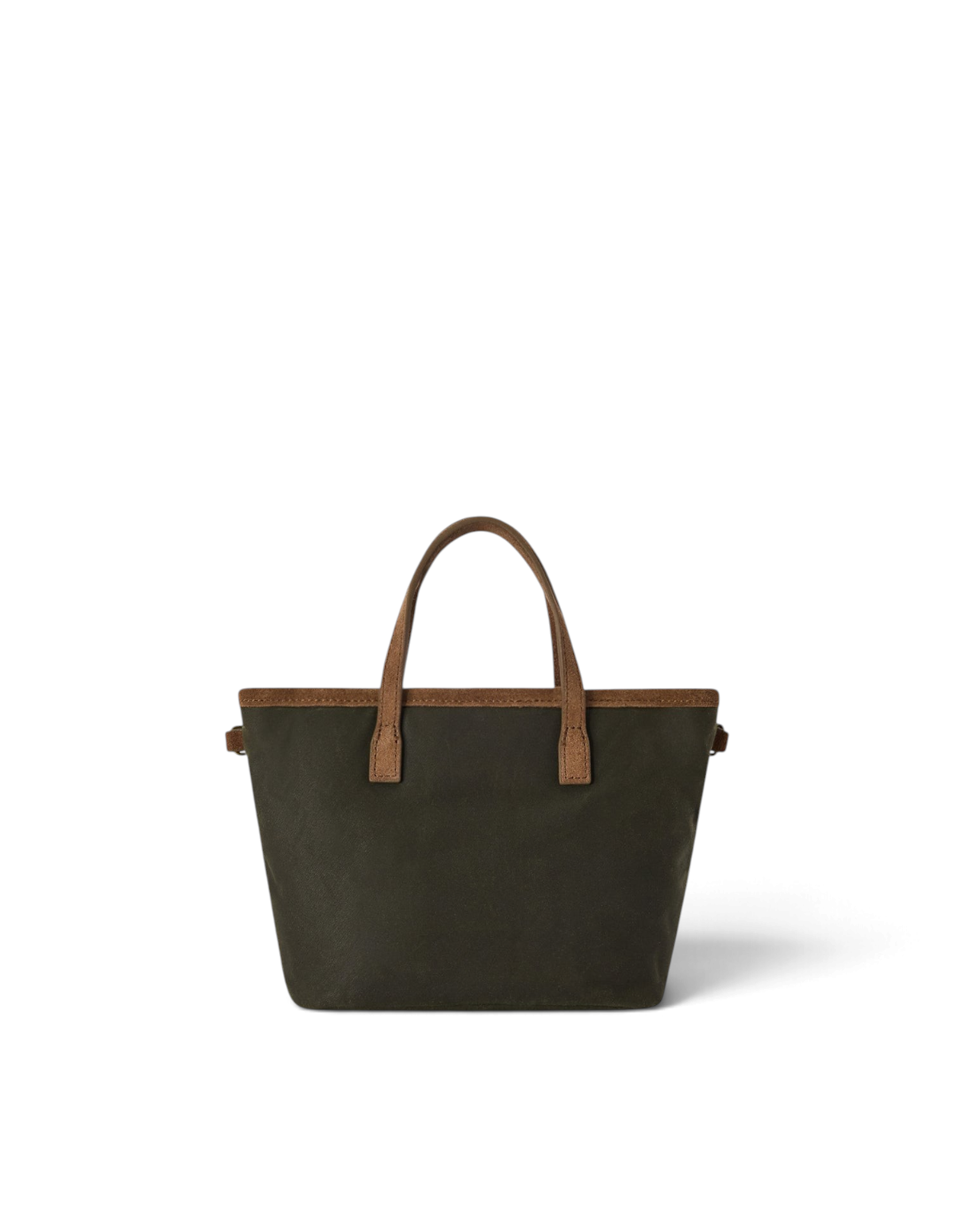 MC2 Saint Barth Borsa Mini City Wax verde militare - vista posteriore