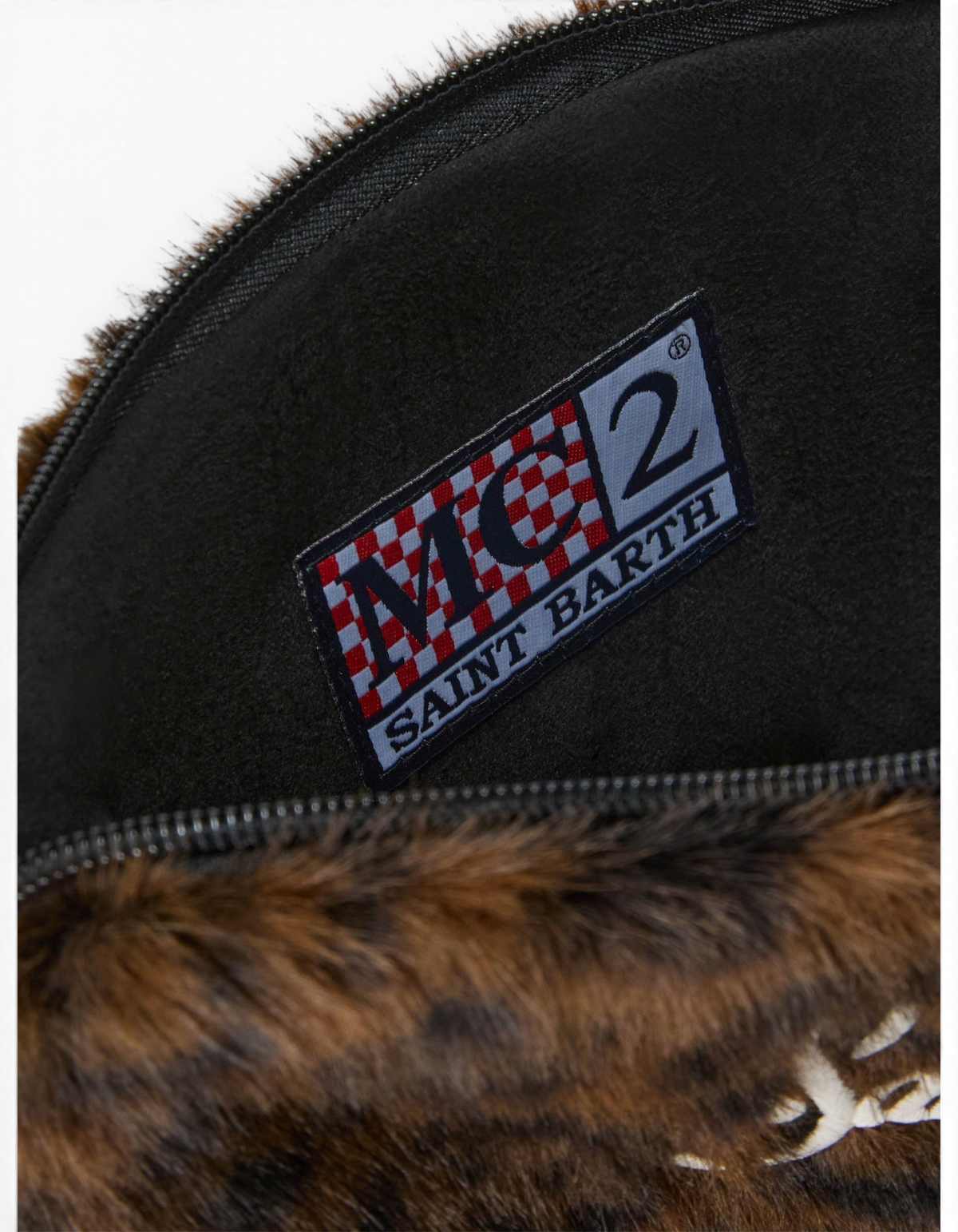 MC2 Saint Barth Pareasy Fur Dark Leopard, dettaglio interno – PARE0004 00212M