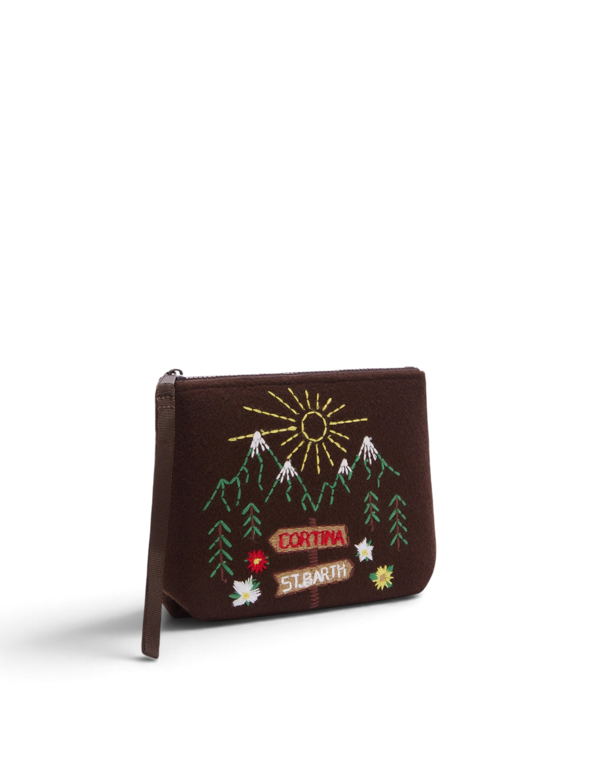 MC2 Saint Barth Pochette Aline Felt Landscape Draw 18 Emb - vista 2