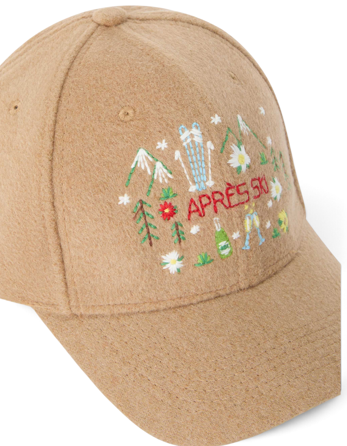 MC2 Saint Barth Cappellino Baseball Felt Apres Ski Draw 1941 Emb - vista 2